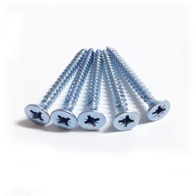 China Factory Price Flat Galvanized Chipboard Screws / Particle Board Screws for sale