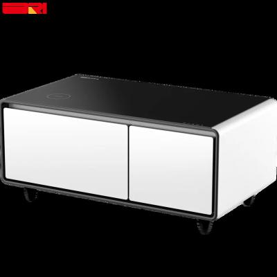 China (Others) 2022 modern design brand new adjustable popular smart coffee table fridge tables for sale