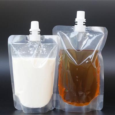 China Customized Disposable Plastic Packaging Bag Stand Up Spout Pouch Doypack Bag For Jelly Juice Shanghai Factory for sale