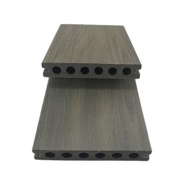 China Wood Extrusion Anti-water new design Co extrusion co-extrusion plastic composite wpc hollow decking flooring for sale