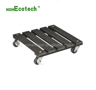 China Eco-friendly WPC Materials Plant Pot Trolley, Water Proof Plant Pot Motor, Plant Pot Trolley for sale