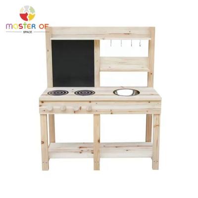 China 3-60 years old top fashion wooden kitchen toy mud outdoor play for kids W10C769 for sale