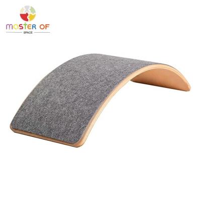 China 3-60 Years Old Montessori Teaching Children Yoga Balance Wooden Board for W01F065A Wholesale for sale