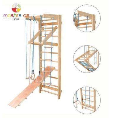 China 3 Years+ Indoor And Outdoor Play Set Wall Gymnastic Home Gym For Kids W01D169 for sale