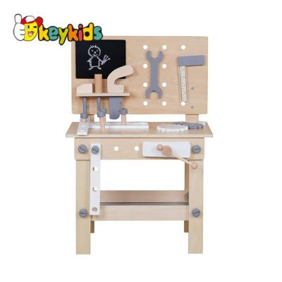 China MODEL TOY Preschool DIY construction engineer wooden toy tool bench for kids W03D076E for sale