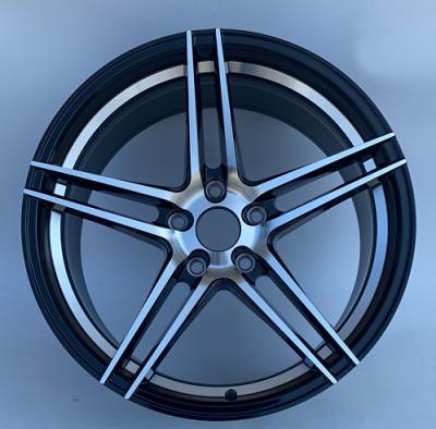 China Four Hole 17 Inch Black Magnetic Alloy Aluminum 4*100 Mm Wheels Rims For Wholesale for sale