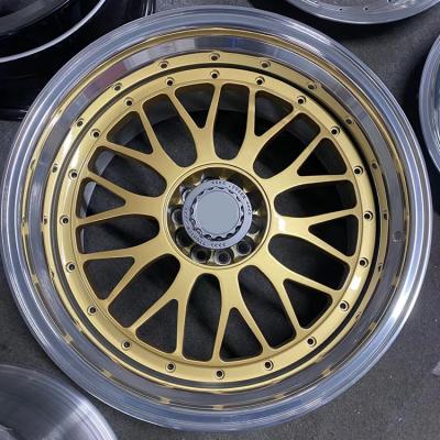 China Full Aluminum Paint With 20x9 Inch 4 x 100 Wide Rivets Deep Plate Concave Lip Forged Wheel Rims Fit For Nissan Pulsar for sale