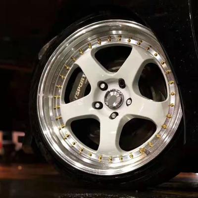 China Aluminum Car Wheels Forged Process 22 Inch 5x114 Fit For Audi A8 , Mag Rims Fit For BMW 2 Piece Deep Plate for sale