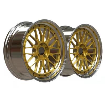 China 20 Inch 5x115 2 Piece Aluminum Forged Wheel Outer Lip Deep Plate Fit For Honda Jazz for sale