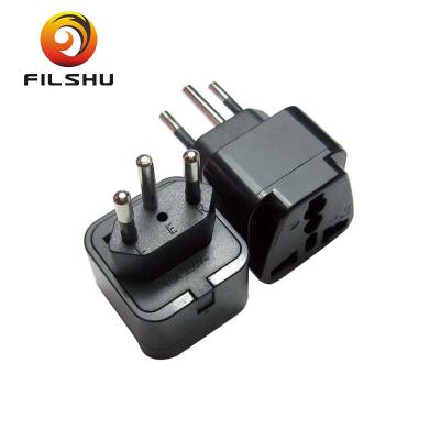 China Residential / General Purpose Eu To Swiss Plug Germany Travel Plug 3 Pin Switzerland AC Power To Swiss Adapter Socket With Electrical Rating 10A Max 250V for sale