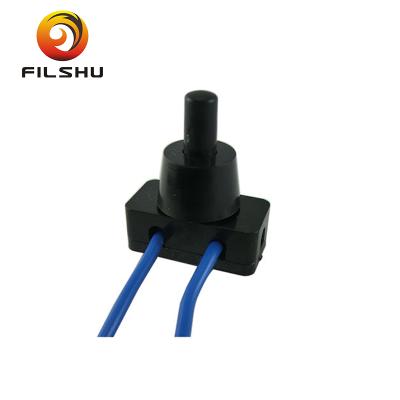 China 220V Plastic Rope Line Push Button Switch For Table Lamp for sale