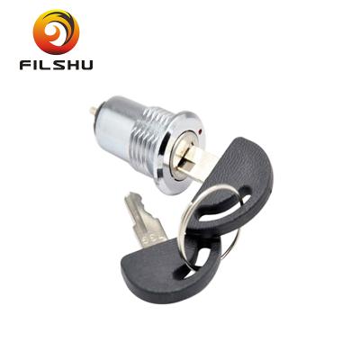 China Electric ON-ON-OFF 16mm Master Lock Switch with 2 Tubular Keys for sale