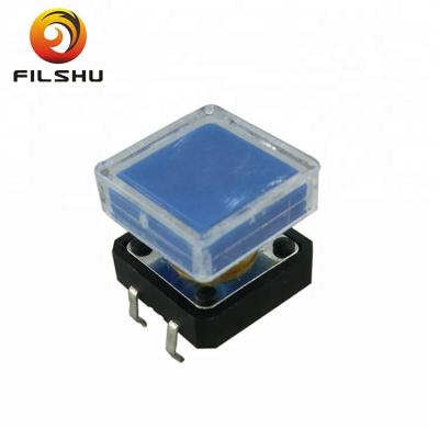 China Can be metal round cap blue or 12x12mm plastic mini tact switch /plastic touch button mini tact switch for sale