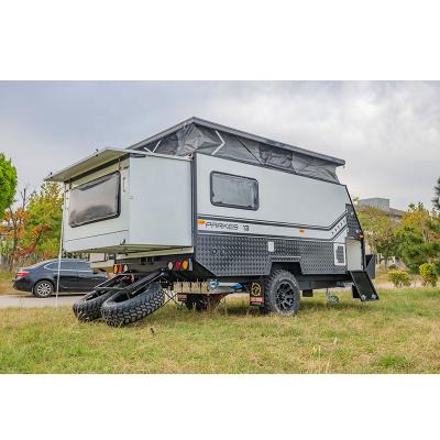 China COMPAKS RV Grade Travel Trailer Camper Caravan RV Motorhomes Motorhome Raised Caravan for sale