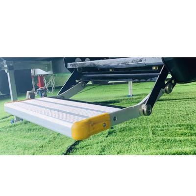 China The width and height are adjustable to fit any type of vehicle. CE good quality electric step foot sliding step for rv and caravan for sale