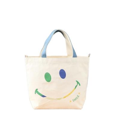 China Newcomers Handled Cheap Customized Logo Tote Shopping Bag Cotton Canvas Bag for sale