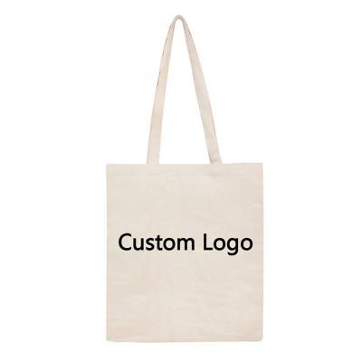 China Promotion Custom Handled Printed Logo Grocery Cotton Canvas Bag Durable Woman Tote Shopping for sale