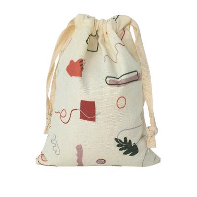 China Wholesale Personalized Custom Handled Small Muslin Suction String Bags Cotton Canvas Drawstring Bag Colorful for sale