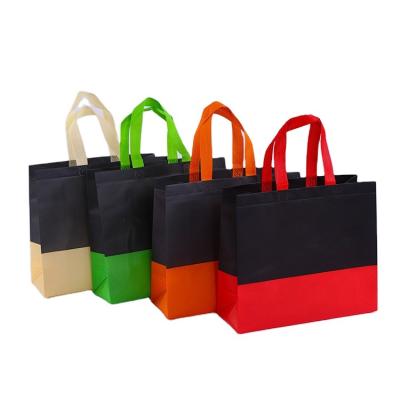 China Large Capacity Eco - Friendly Custom Design Printed Non Woven Fashion Tote Shopping Bag for sale