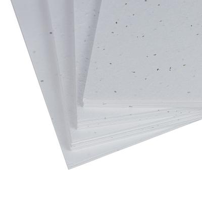 China Amazon Biodegradable Hot Selling Handmade Paper With Seed, Seed Embedded A3 Seed Paper, Implantable Seed Paper 200gsm Wildflower Seed Paper for sale