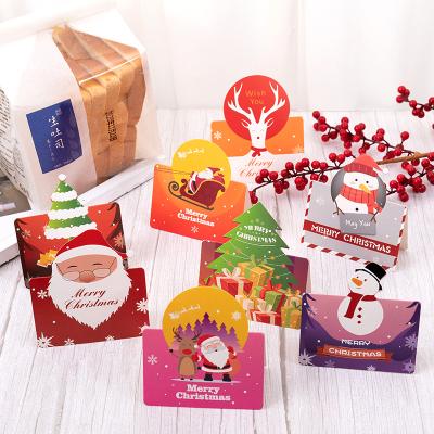 China Hot Sale Europe Wholesale Christmas Cards Mini Handmade Christmas Card With Purchase Christmas Greeting Cards for sale