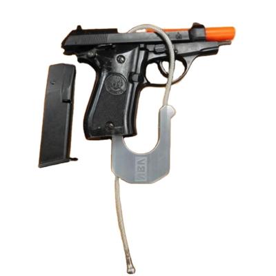 China Zinc Alloy Cable Length Gun Lock Trigger Lock for sale