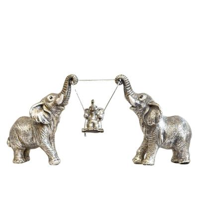 China Silver Europe Elephant Decor For Women Elephant Statue for sale