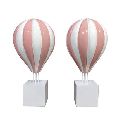 China Europe Wedding Party Birthday Baby Shower Props Fiberglass Hanging Hot Air Balloon Stand For Decorations for sale