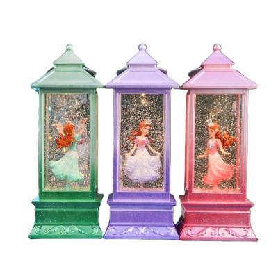 China Europe Wholesale New Christmas Listing Gifts Lighted Lamp Snow Globe Plastic Water Lantern for sale