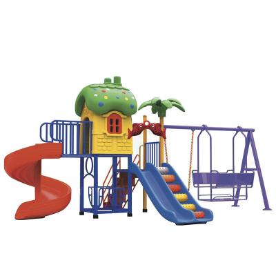 China PE Guard Slide Outdoor Playground Preschool Kids Play Equipment Outdoor Games Kids Outdoor Playground Square Pipe Slide for sale