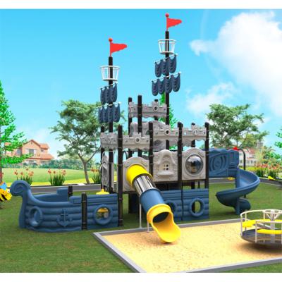 China PE New Product Outdoor Playground Gym Equipment Kids Amusement Park Rides Outdoor Plastic Slide Playground For Sale for sale