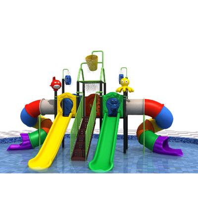 China Hot Sale PE Swimming Pool Aging Resistance Water Slide Playground, Water Park Play Equipment Water Slides Popular In UAE for sale