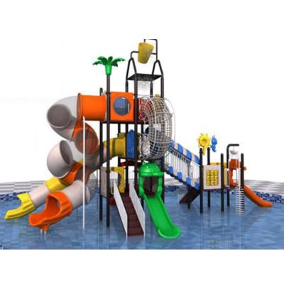 China PE OEM Factory Water Park Slide Amusement Park Plastic Products Galvanized Pipe Large Commercial Water Play Equipment for sale