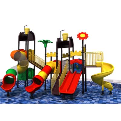 China High Quality PE Funny Games Slide Resistant Sunlight LLDPE Water Slide Tubes Water Play Equipment For Kids for sale