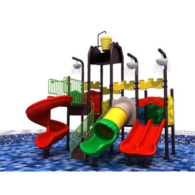 China PE Water Play Park Equipment Sunlight Resistant Outdoor Water Playground From China Factory for sale