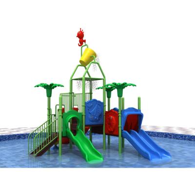 China Outdoor PE Kids Water Plastic Play House Swimming Pool Durable Slides Equipment For Sale for sale