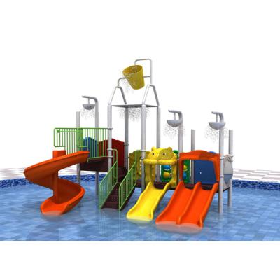 China PE Popular Design Kids Toy Water Park Slides Wear Resistant Water Play Equipment for sale