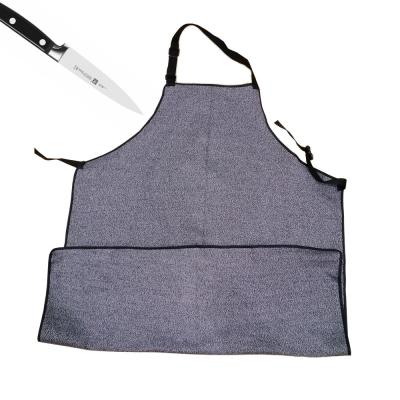 China Cut Resistant Cut Knife Heavy Duty Proof Protect Butcher Apron HPPE Material for sale