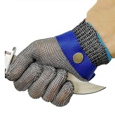 China Cut Resistant Gloves Wire Mesh Gloves Stainless Steel Butcher Gloves Butcher Stainless Steel Glove for sale