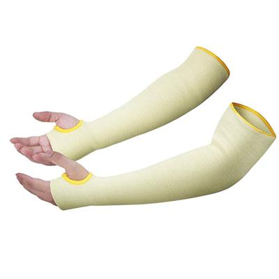 China Shaoxing Shangyu Aramid Shaoxing Shangyu Aramid Shaoxing Shaoxing Shangyu Aramid Shaoxing Shaoxing Aramid Heat Resistant Protective Safety Heat Resistant Yellow Arm Cup With Thumb for sale