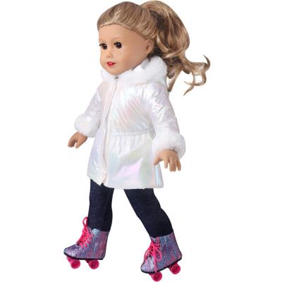 China Soft Toy Doll Clothes Christmas in Stocking Coat for American Girls and 18 Inch Dolls for sale