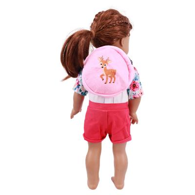 China Soft Toy Hot Sale American 18 Inch Girl Doll Backpack Doll Accessories for sale