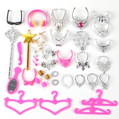 China Cartoon Toy Hot Sale Doll Accessories Set / Random Collar Crown Shoes Bag For 11.5inch Girl Doll Dressing DIY Present for sale