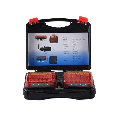 China Used Wholesale Portable Trailer Truck Factory Trailer Radio Tail Light Set LED Truck Light for sale