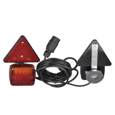 China Trailer truck used high quality LED tail light with triangle reflector apply for trailer truck for sale