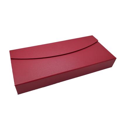 China ChuangFu Handmade Cardboard OEM CB-530 Custom Red Gift Paper Packaging Boxes for sale