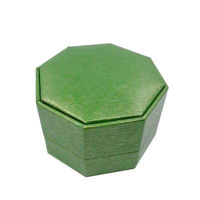 China Recyclable Custom Engagement Octagonal Ring Box , Wedding Jewelry Boxes for sale