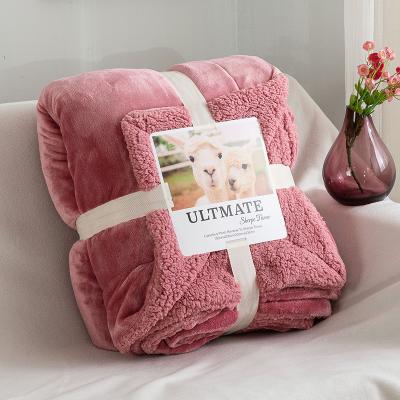 China i@home Modern Plush Designer Fleece Blankets Super Soft Fleece Flannel Cozy Blanket for sale