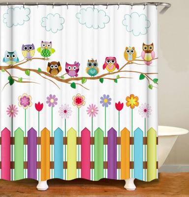 China i@home Sustainable Cheapest Washable Shower Curtain With Luxury Design Bathroom Curtains for sale