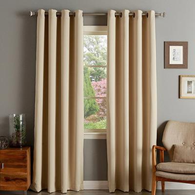 China Blackout i@home Modern Design Window Blackout Quality Window Curtains Living Room Gold Color Curtain for sale